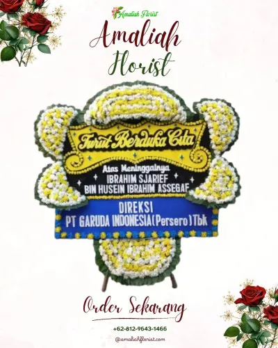 Papan Bunga Duka di Sakambang